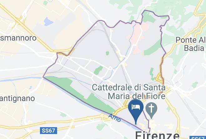 Florence - Residenza Vespucci Maps