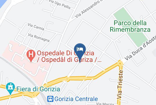 Gorizia - Residenza Vittorio Emanuele Maps