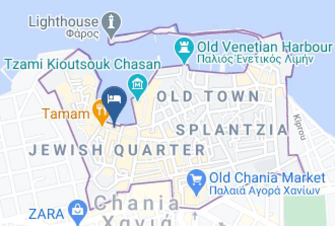 Khania - Residenza Vranas Boutique Hotel Chania Maps