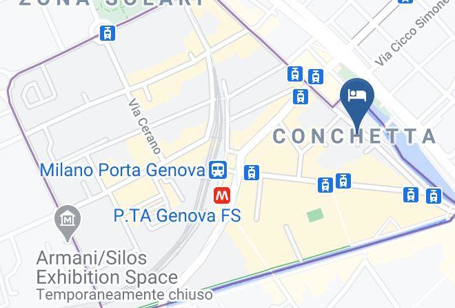 Residenze Darsena Map