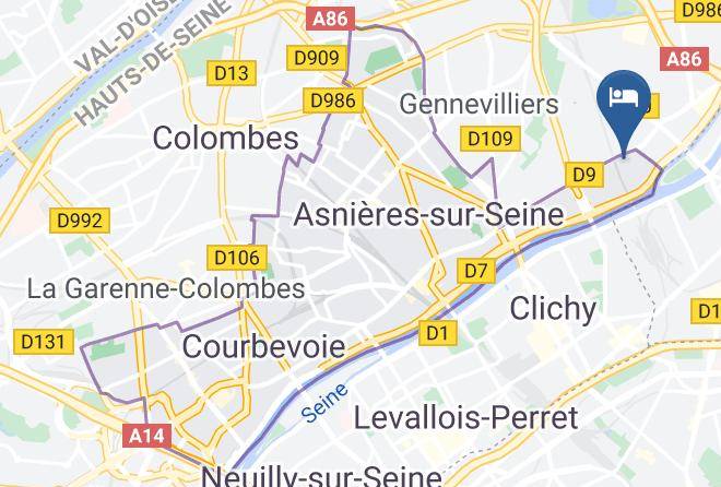Hauts De Seine - Residhome Asnieres Park Maps
