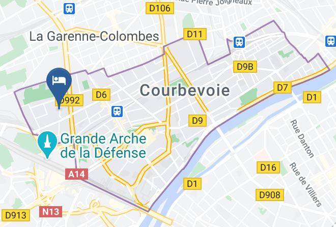 Hauts De Seine - Residhome Courbevoie La Defense Maps
