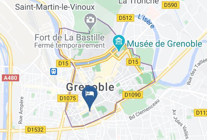 Isere - Residhome Grenoble Caserne De Bonne Maps