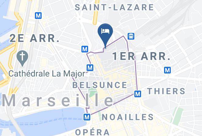 Bouches Du Rhone - Residhome Marseille Saint Charles Maps