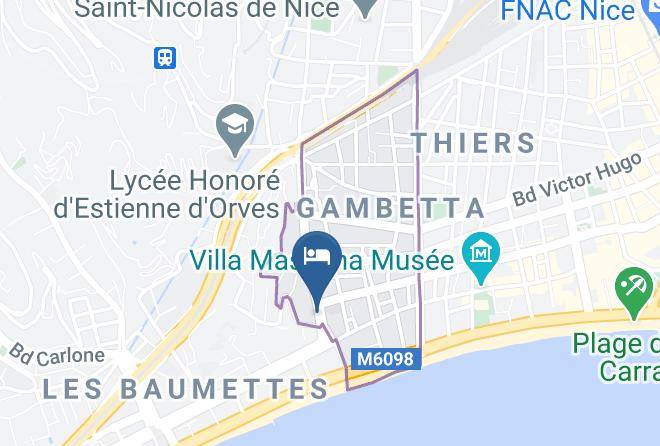Maritime Alps - Residhome Promenade Nice Maps