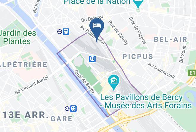 Paris - Residhome Paris Gare De Lyon Jacqueline De Romilly Maps