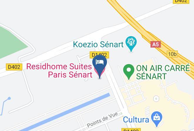 Residhome Suites Paris Senart Map