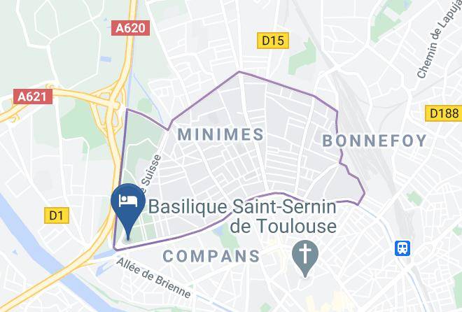 Haute Garonne - Residhome Toulouse Ponts Jumeaux Maps
