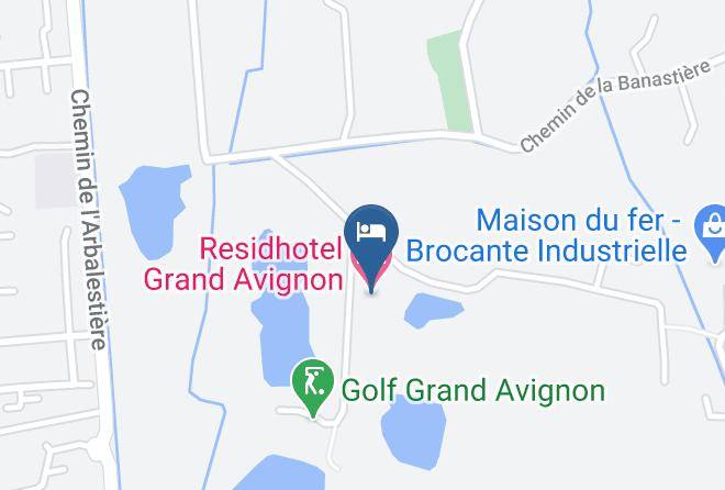 Vaucluse - Residhotel Grand Avignon Maps