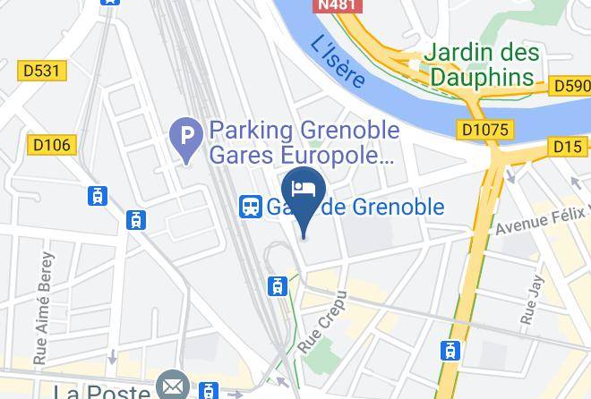 Residhotel Le Central'gare Map