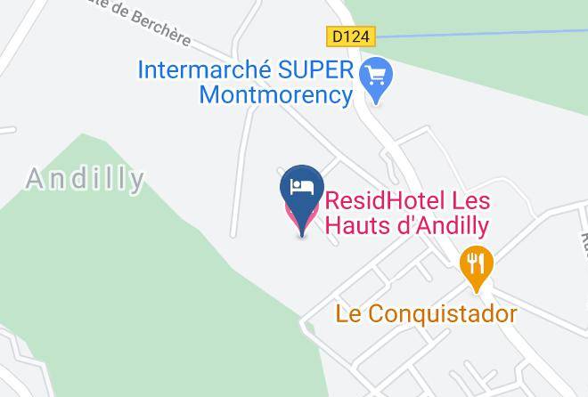 Val D Oise - Residhotel Les Hauts D'andilly Maps