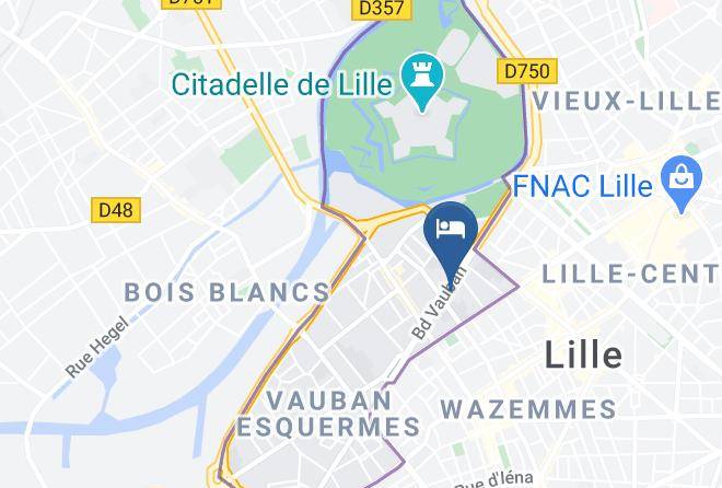 Nord - Residhotel Lille Vauban Maps
