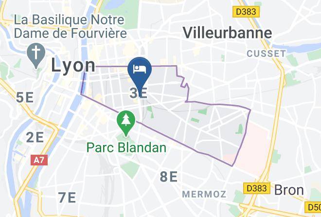 Rhone - Residhotel Lyon Part Dieu Maps