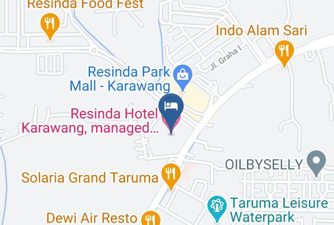 Karawang Regency - Resinda Hotel Karawang Managed By Padma Hotels Maps