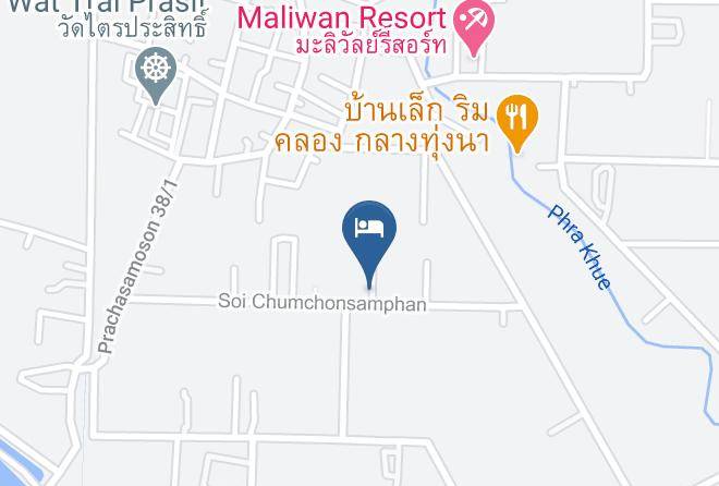 Amphoe Mueang Khon Kaen - Resort Baan Sasithorn Maps