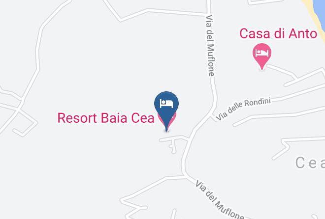 Nuoro - Resort Baia Cea Maps