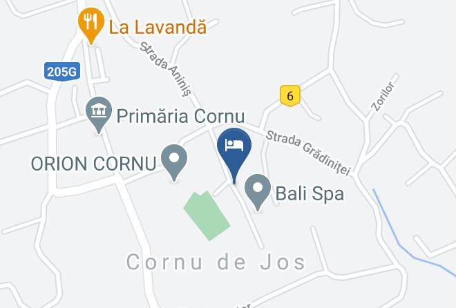 Cornu - Resort Bali Spa Maps