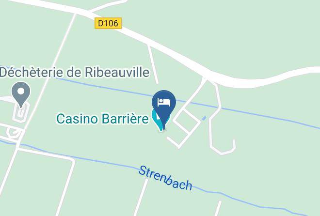 Haut Rhin - Resort Barriere Ribeauville Maps