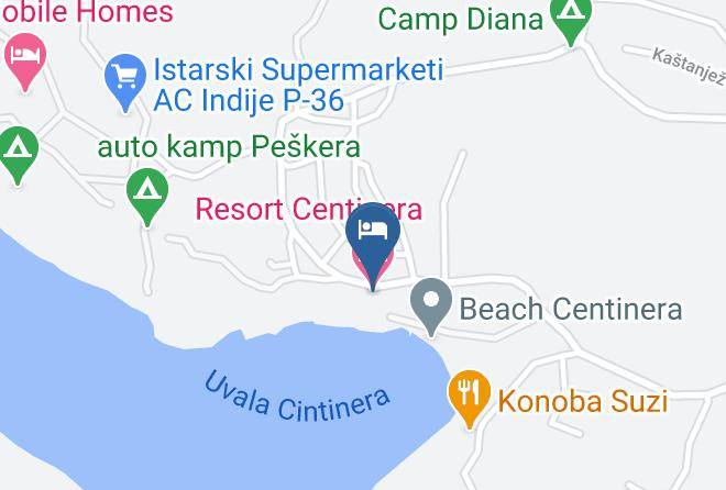 Resort Centinera Map