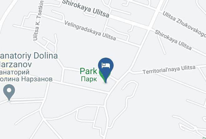 Kislovodsk - Resort Hotel Belaya Dacha Maps