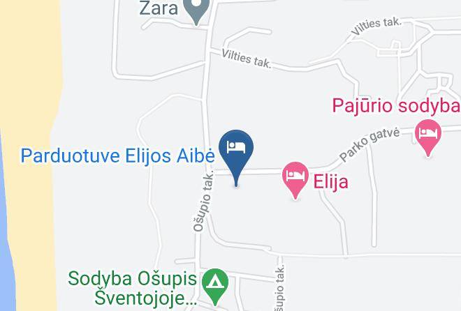 Palanga - Resort Hotel Elija Maps