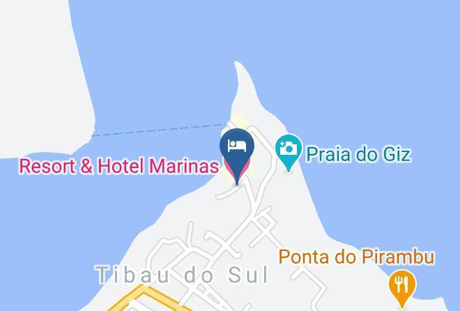 Tibau Do Sul - Resort & Hotel Marinas Maps