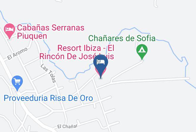 Punilla Department - Resort Ibiza El Rincon De Jose Luis Maps