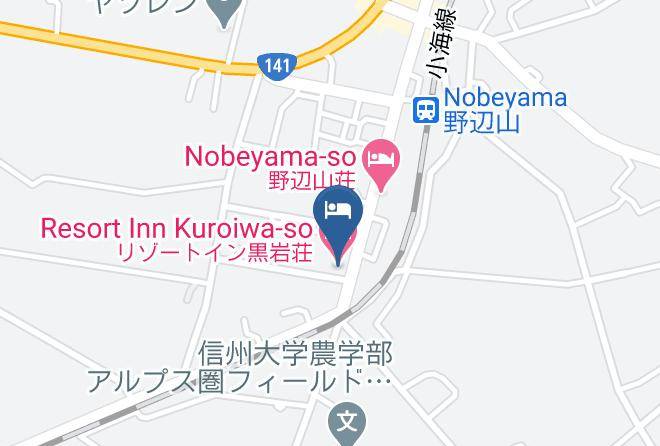 Nanmoku Vil Minamisaku District - Resort Inn Kuroiwa So Maps