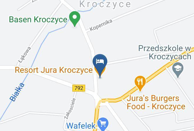 Resort Jura Kroczyce Map