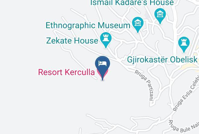 Gjirokaster - Resort Kerculla Maps