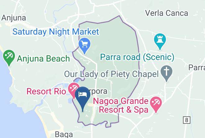 Bardez - Resort Lagoa Azul Maps
