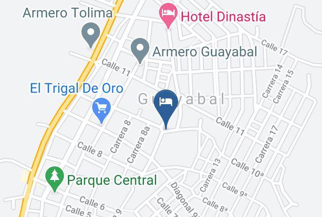 Armero - Complejo Turistico El Laguito De Armero Maps