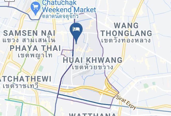 Resort M Bangkok Huay Khwang Map