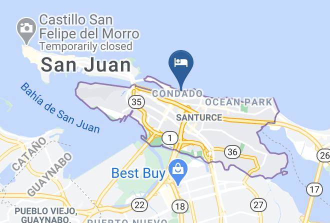 San Juan - San Juan Marriott Resort & Stellaris Casino Maps
