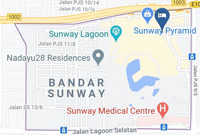 Resort Suites Hotel At Bandar Sunway Map