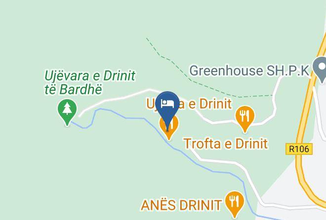 Pec - Resort Ujevara E Drinit Maps