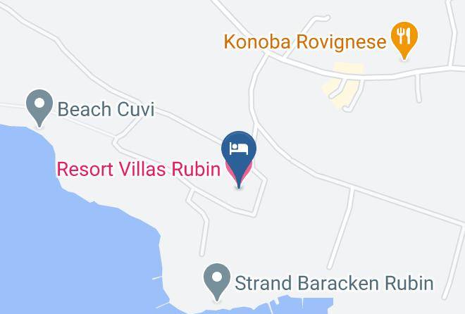 Resort Villas Rubin Map