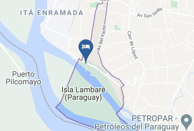 Lambare - Resort Yacht & Golf Club Paraguayo Maps