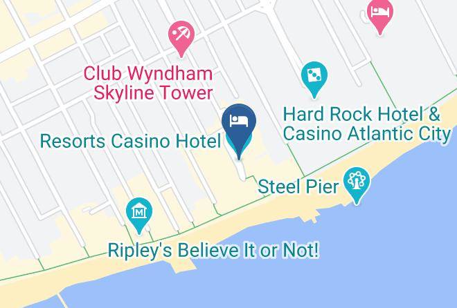 Atlantic - Resorts Casino Hotel Maps
