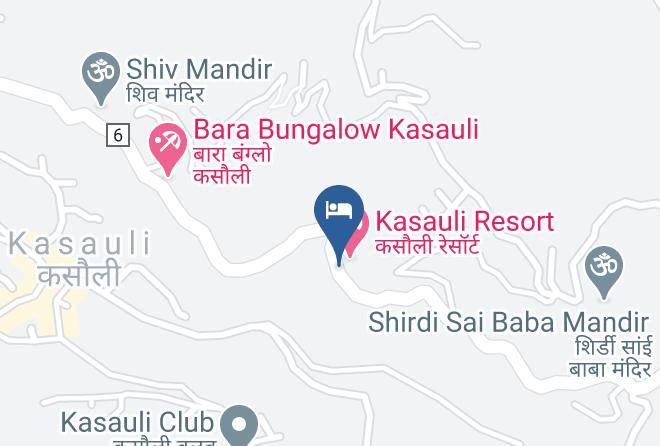 Kasauli - Resorts In Kasauli Hills Maps