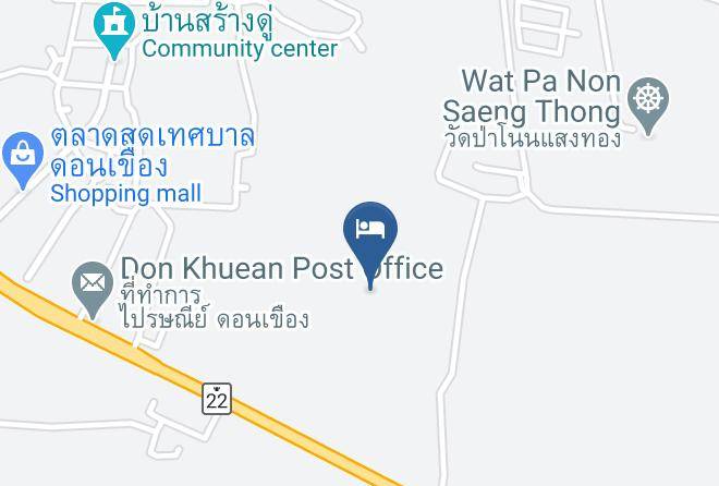 Amphoe Sawang Daen Din - Resotel Baan Sanook Maps