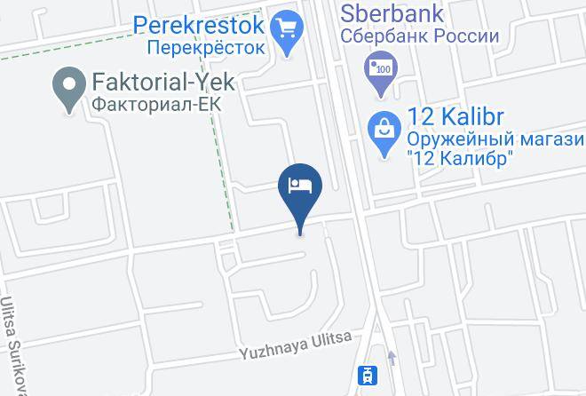 Yekaterinburg - Respect Hall Hotel Maps