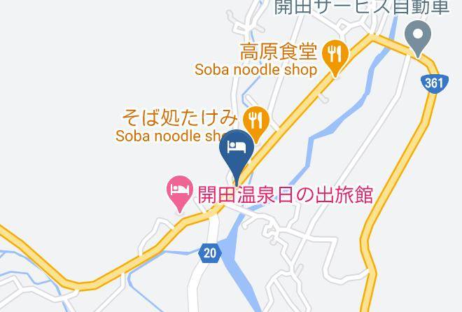 Kiso Townkiso District - Rest Hotel Hozumi Maps