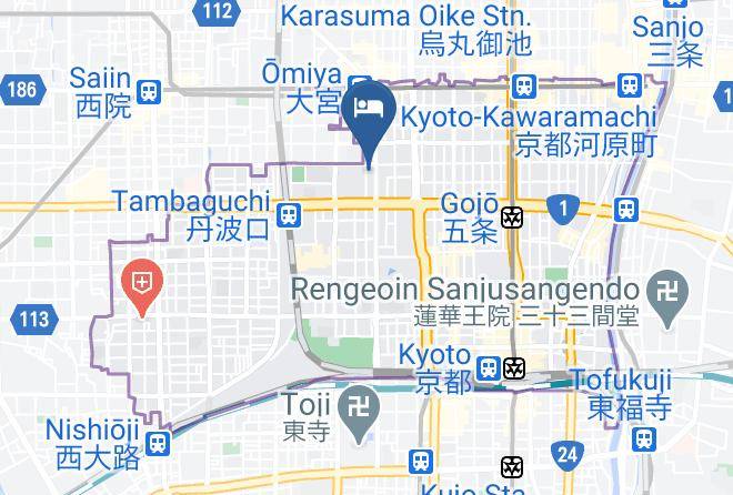 Kyoto City Shimogyo Ward - Rest Inn Kyoto Maps