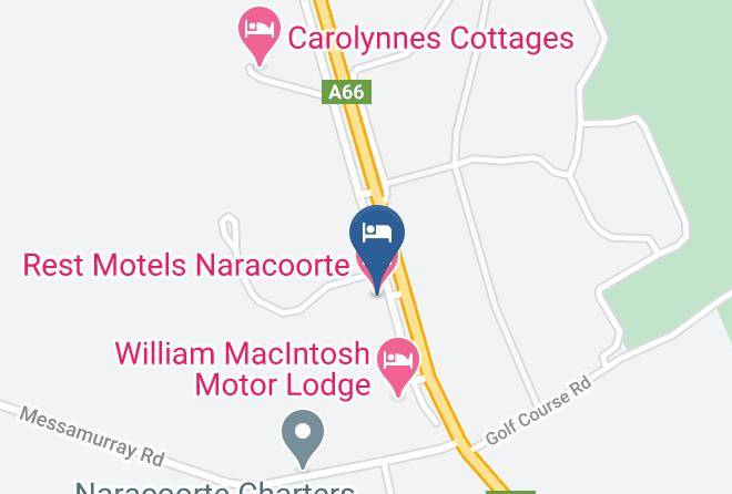 Naracoorte And Lucindale - Rest Motels Naracoorte Maps
