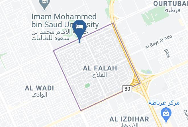 Riyadh - Rest Night Hotel Suites Al Falah Maps
