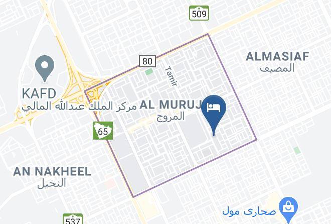 Riyadh - Rest Night Hotel Suites Maps
