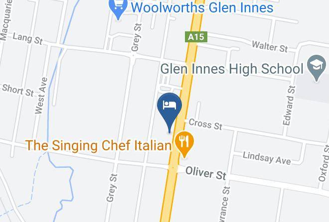 Glen Innes Severn - Rest Point Motor Inn Maps