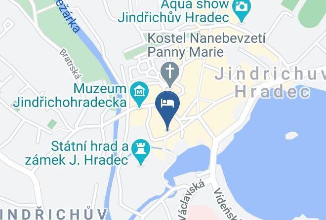 Jindrichuv Hradec - Hotel A Restaurace Bila Pani Maps