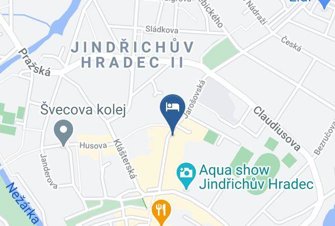 Jindrichuv Hradec - Penzion Gentleman Pankejk Maps